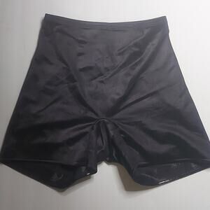 Cabernet Black Elastic Shapewear Slimming Shorts M PinUp Bodycon Film Noir Retro